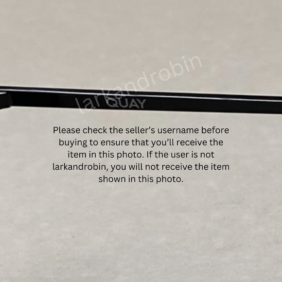 NEW Quay Starry Eyed Sunglasses Black/Smoke main image 7